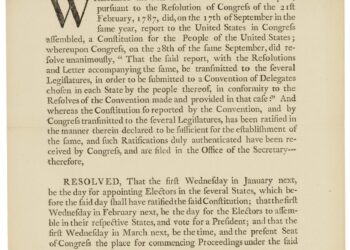 The First Presidential Inauguration – Items of Historical past