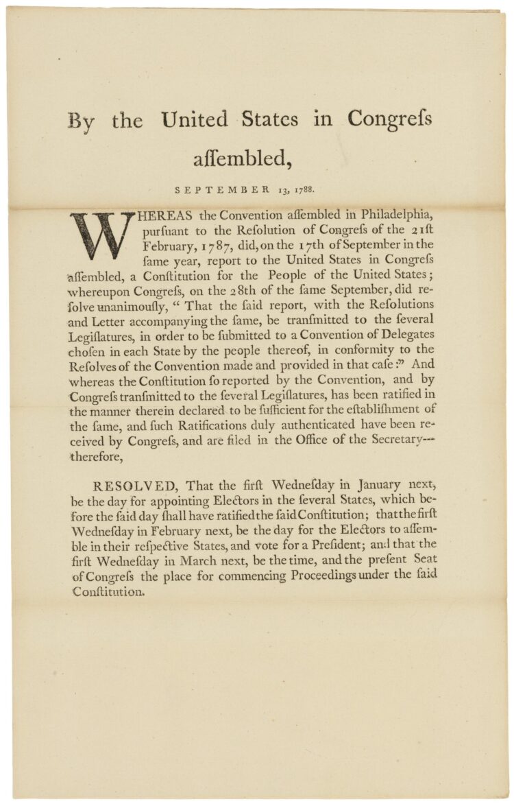The First Presidential Inauguration – Items of Historical past