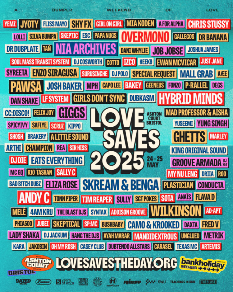 Overmono, Nia Archives, PAWSA and Skream & Benga introduced for Love Saves The Day 2025 – EARMILK