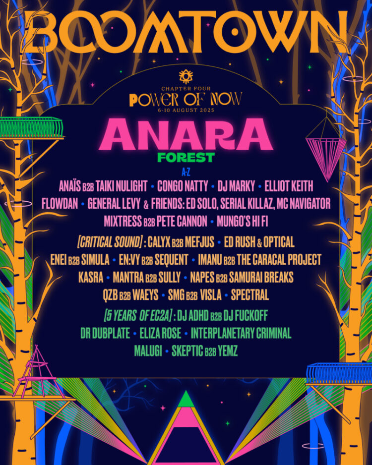 Boomtown announce the rebirth of Anara Forest with stacked line up for 2025 – EARMILK