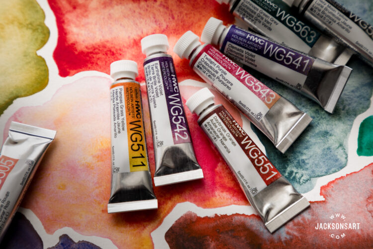 Overview of Holbein Artists’ Granulating Watercolours