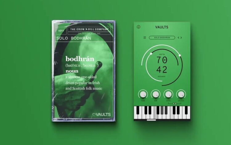 The Crow Hill Firm provides Solo Bodhrán to the FREE Vaults collection