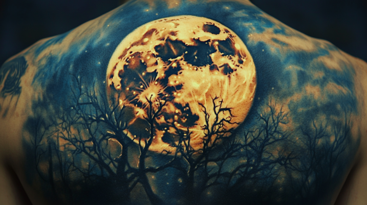 The Timeless Enchantment of Full Moon Tattoos – IMAGELLA