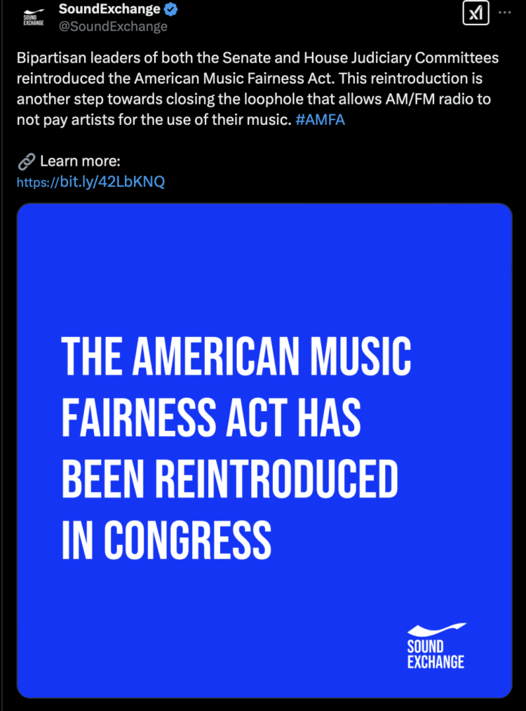 @MarshaBlackburn, @RepDarrellIssa, Colleagues Reintroduce American Music Equity Act #AMFA Guarantee Artist Pay for Radio Play #IRespectMusic – Music Know-how Coverage