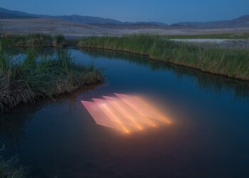 Watery Landscapes Set the Stage for Lachlan Turczan’s Ephemeral Gentle Installations — Colossal