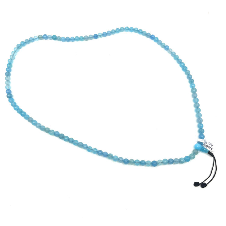 The Aquamarine Gemstone Mala Beads by JigNam Tibetan Retailer » Artwork & Vintage Market