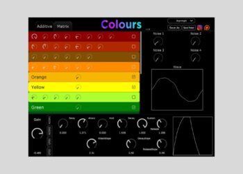 TeMuFra releases Colors, a FREE 8-voice polyphonic synth plugin
