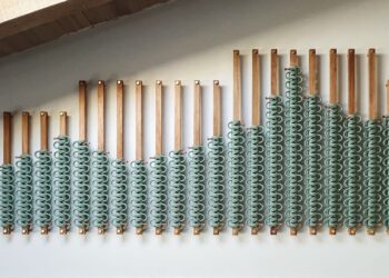 Via Knotted Installations, Windy Chien Reinterprets the Hitching Submit — Colossal