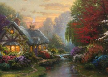 Why the quaint work of Thomas Kinkade divided the US