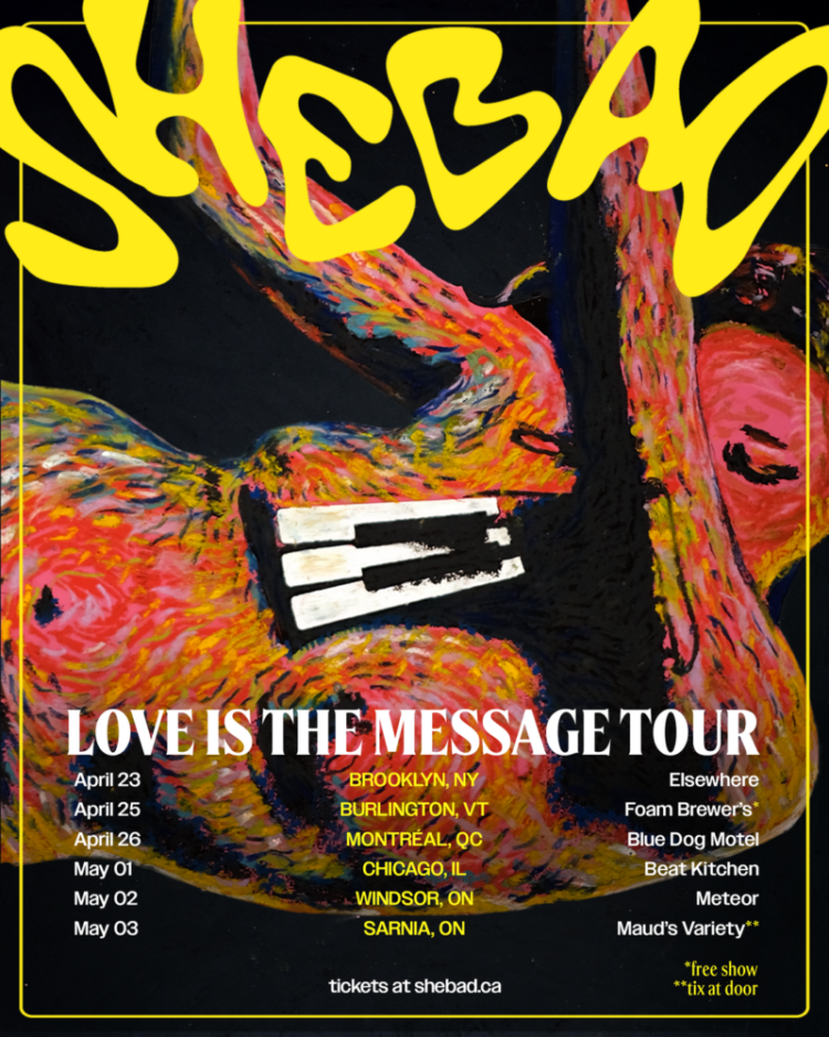 SHEBAD publicizes Love Is The Message tour after success of debut album – EARMILK