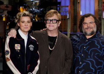 Watch Jack Black Host, Elton John and Brandi Carlile Carry out on Saturday Night time Reside