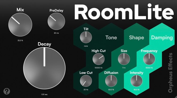 Orpheus Results releases new FREE room reverb plugin RoomLite
