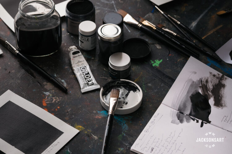 The Science Behind Black Paints -Jackson’s Artwork Weblog