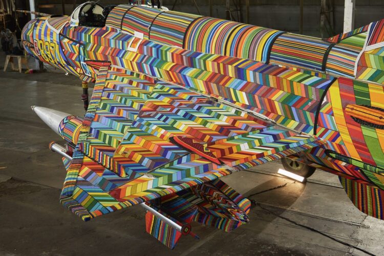 5 Years within the Making, an MiG-21 Fighter Jet Will get a Glow-Up from Tens of Thousands and thousands of Glass Beads — Colossal