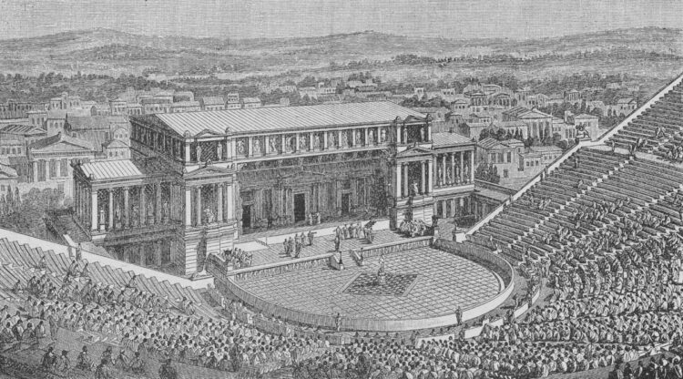 Late March AD 125 – Hadrian returns to Athens and presides over the Nice Dionysia (#Hadrian1900) FOLLOWING HADRIAN