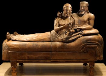 Sarcophagus of the Spouses restored in public view – The Historical past Weblog