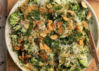 This Broccoli Caesar Salad is Perfection in 20 Minutes