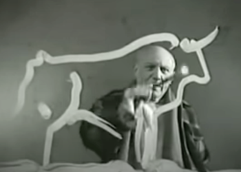 Watch Pablo Picasso’s Inventive Course of Unfold in Actual-Time: Uncommon Footage Exhibits Him Creating Drawings of Faces, Bulls & Chickens