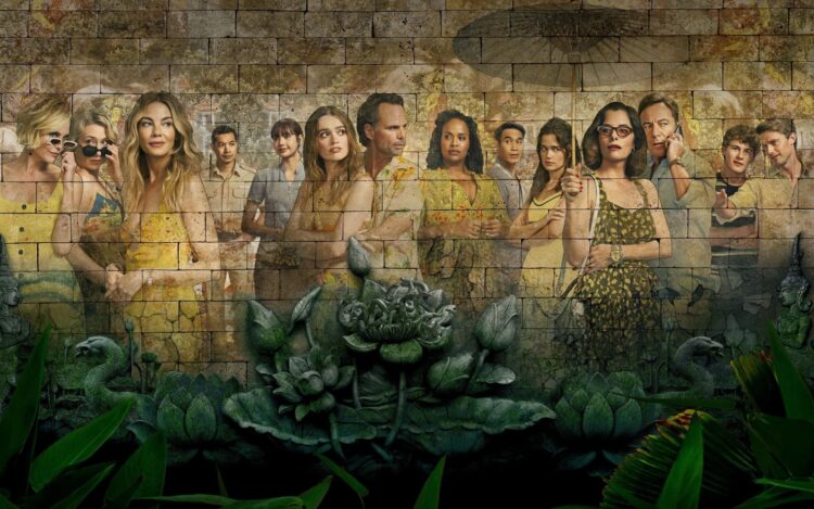 Staring Into the Reflecting Pond at The White Lotus