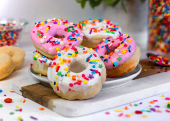 Straightforward Air Fryer Donuts – Made With Greek Yogurt!