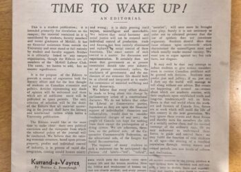 Principal Currie and the McGill Labour Membership’s Alarm Clock – Lively Historical past