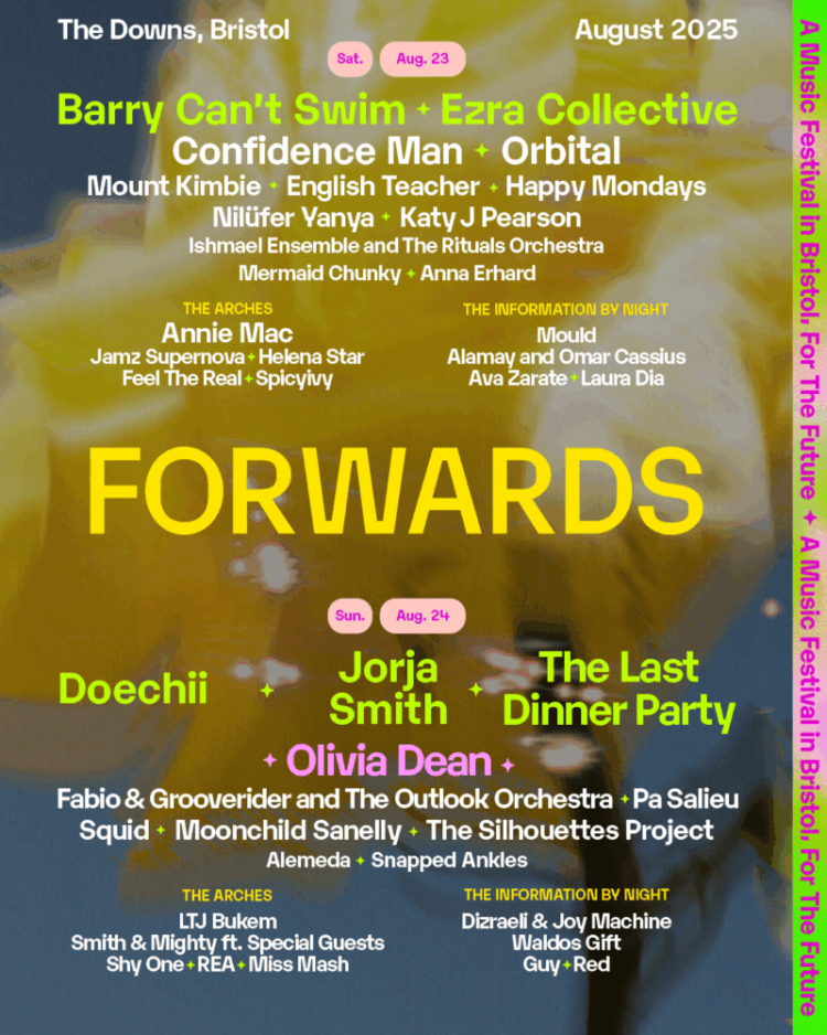 FORWARDS Pageant completes line up with Jamz Supernova, Pa Salieu, LTJ Bukem and extra – EARMILK