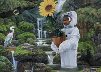 An Astronaut Finds Symbiosis with Nature in Agus Putu Suyadnya’s Uncanny Work — Colossal