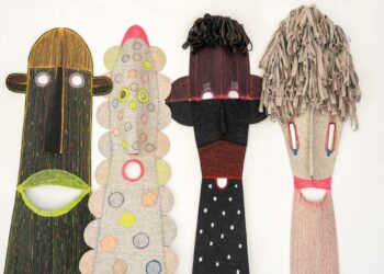 Elodie Blanchard Revitalizes Material Scraps into Vivid Patchworks of Bushes, Bouquets, and Goddesses — Colossal