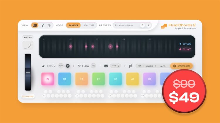 Pitch Improvements releases Fluid Chords 2 MIDI FX plugin for Home windows & macOS