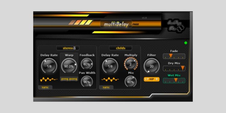 SaschArt releases multiDelay, a free artistic delay plugin for macOS and Home windows