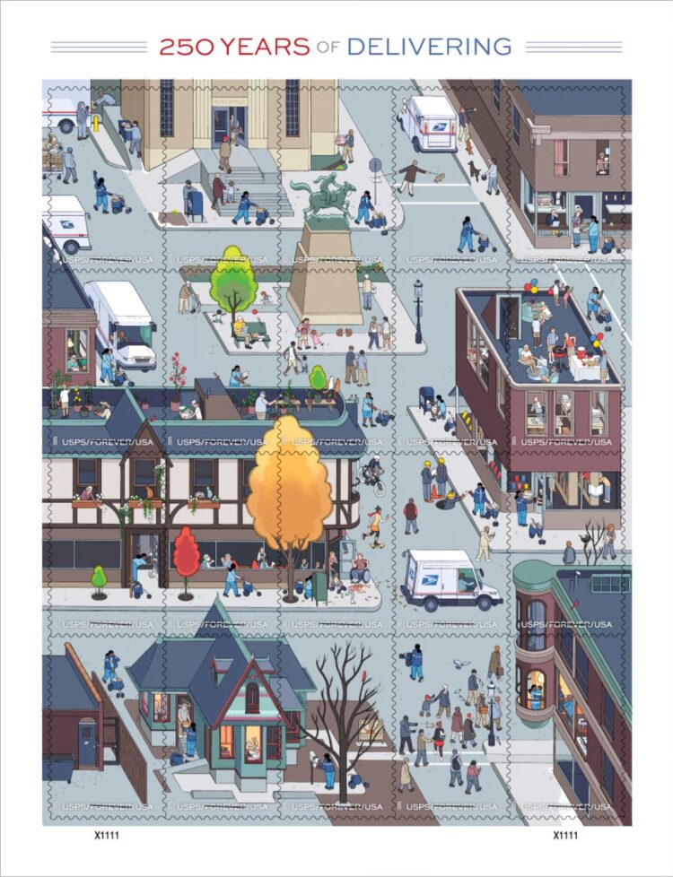 Chris Ware Illustrates a Postwoman’s Day to Rejoice 250 Years of USPS — Colossal