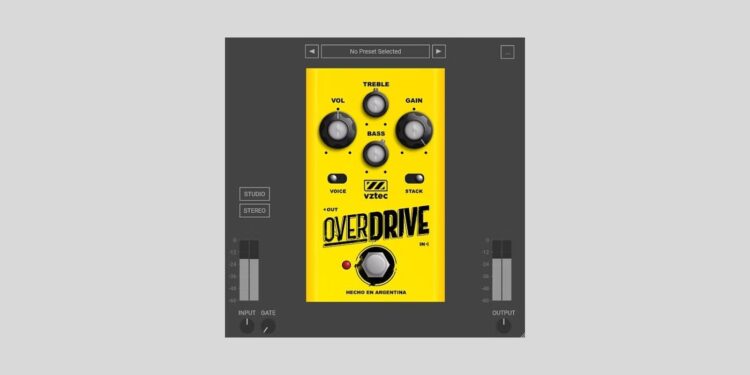 Get VZtec Overdrive stompbox plugin for FREE