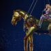 After Scary Mishap, Beyoncé Swaps Flying Cadillac for Gold Horse