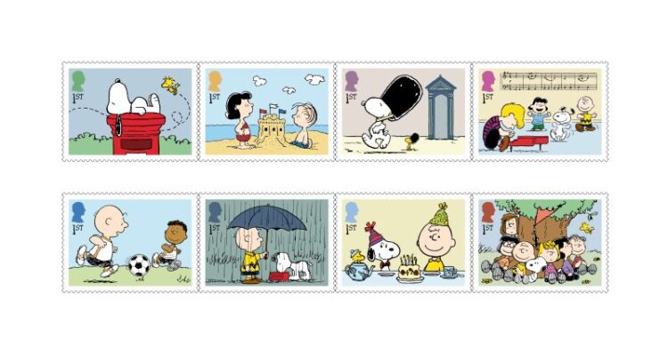Happiness is… a stamp assortment: Royal Mail celebrates 75 years of Peanuts
