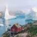Dennis Lehtonen Paperwork a Pair of Immense Icebergs Paying a Go to to a Small Greenland Village — Colossal