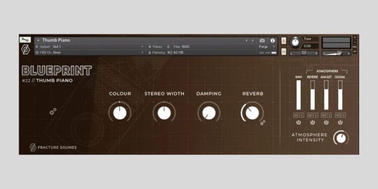 Fracture Sounds releases Blueprint: Thumb Piano, a FREE characterful kalimba for Kontakt Participant