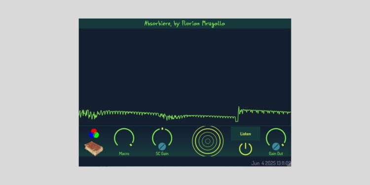Florian Mrugalla releases Absorbiere, a free sidechain ring modulation plugin