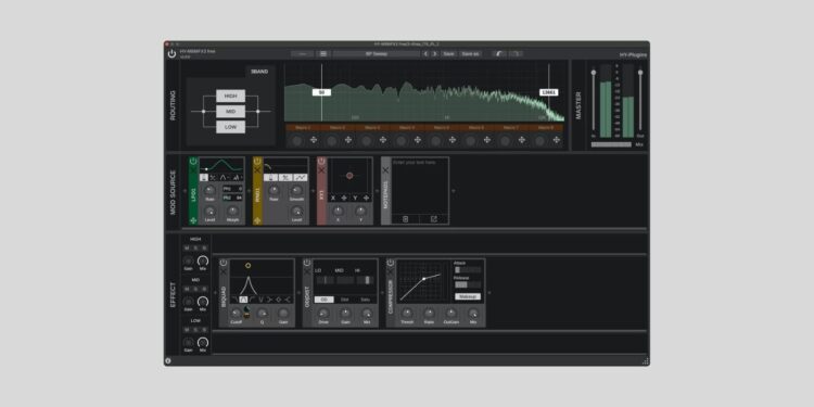 HY-Plugins releases HY-MBMFX3 Free multiband multi-effects plugin