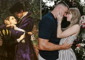 The six centuries-old artwork historical past guidelines hidden of their engagement picture