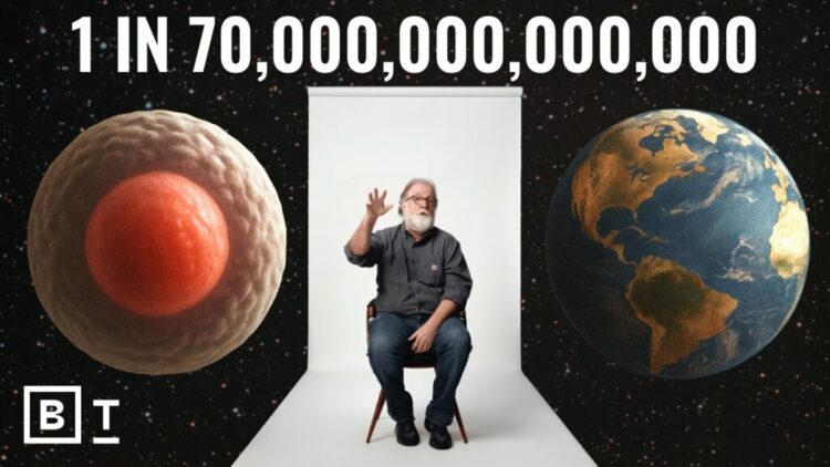 One-in-70-Trillion: An Evolutionary Biologist Explains the Thoughts-Bending Chance of Our Existence