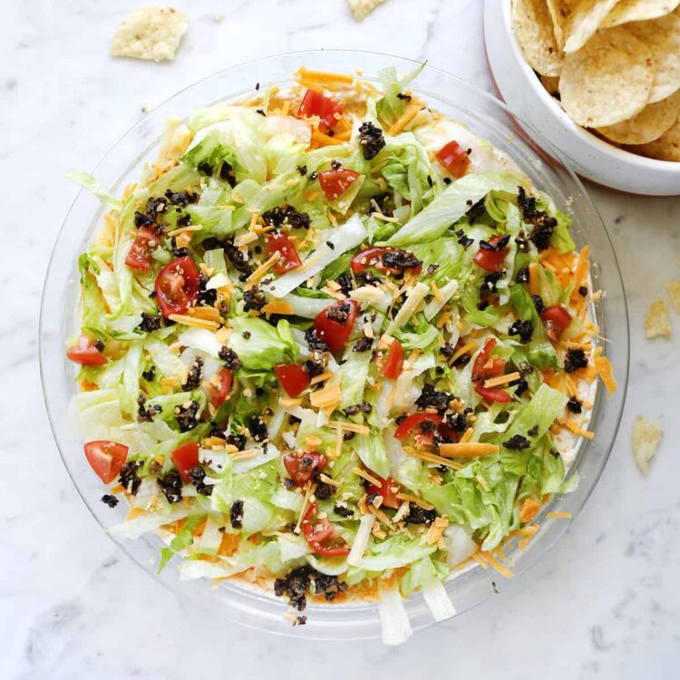 Taco Dip – A Lovely Mess