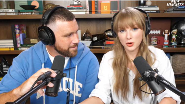 Taylor Swift talks new album on ‘New Heights’ podcast : NPR