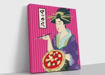 How Erika Hurst is preventing AI with genuine, hand-drawn Japanese portraiture