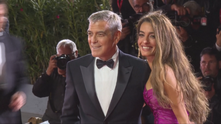 George Clooney, Emma Stone and Jude Legislation set Venice alight