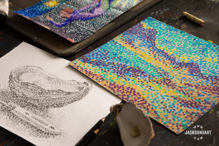 Pointillist Methods for Portray and Drawing