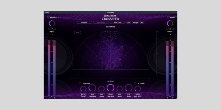 Altitude Audio releases Crossfeed, a free stereo imaging plugin for Home windows and macOS