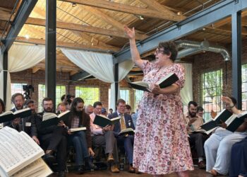 Replace of 1844 Sacred Harp songbook displays new era of singers : NPR