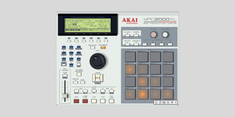 The JUCE model of VMPC2000XL brings the Akai MPC 2000XL to your DAW for FREE