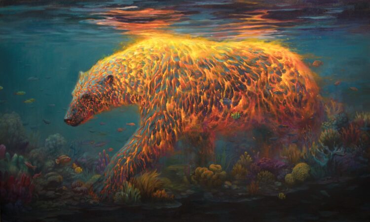 Atmospheric Oil Work by Martin Wittfooth Illuminate Nature’s Timeless Cycles — Colossal