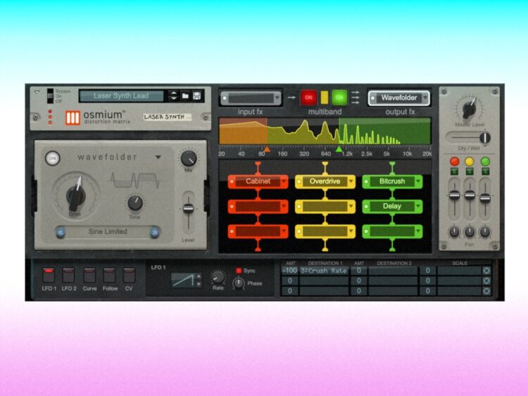 Motive Studios introduces Osmium Distortion Matrix, a brand new machine for the Motive Rack